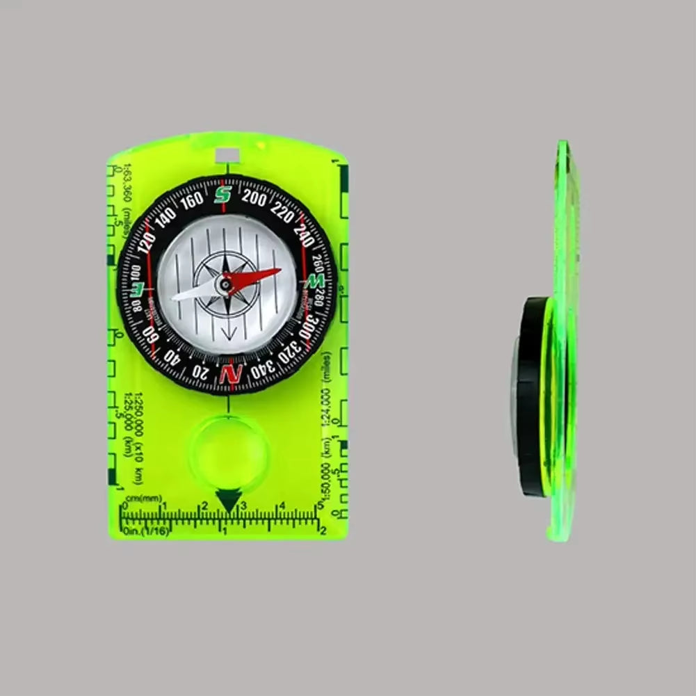 Waterproof Orienteering Compass for Map Reading Baseplate Compass Outdoor Hiking Hunting Navigation Camping Gadget Survival Gear