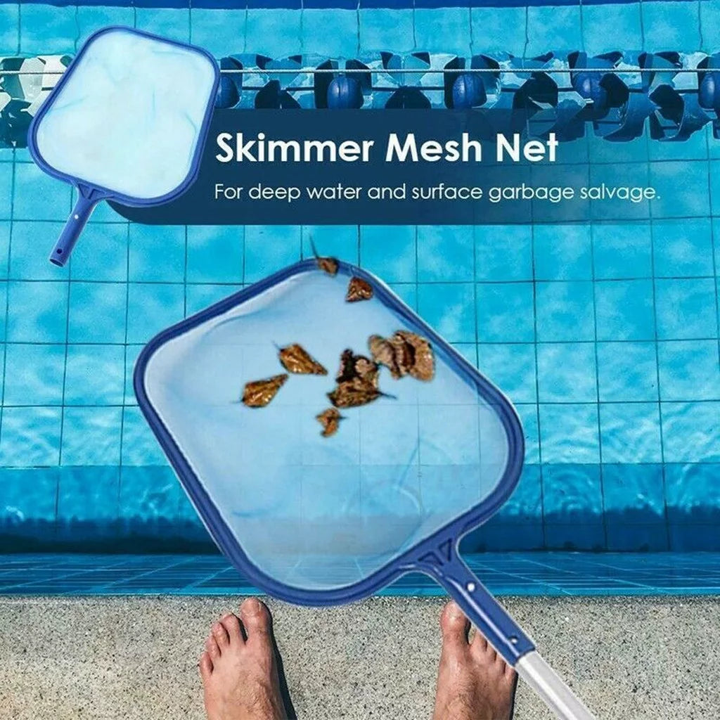 Swimming Pool Leaf Skimmer Rake Net Hot Tub Spa Cleaning Leaves Mesh Too Living Household Emoji Items