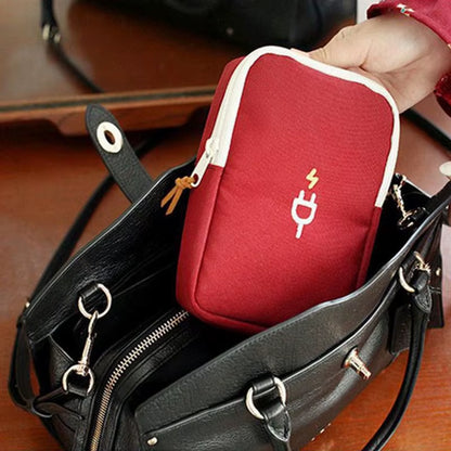 Mobile Phone Bag Travel Digital Electronics Storage Bag Data Cable Mobile Phone Charging Bank Hard Disk Pack Sorting Small Pack