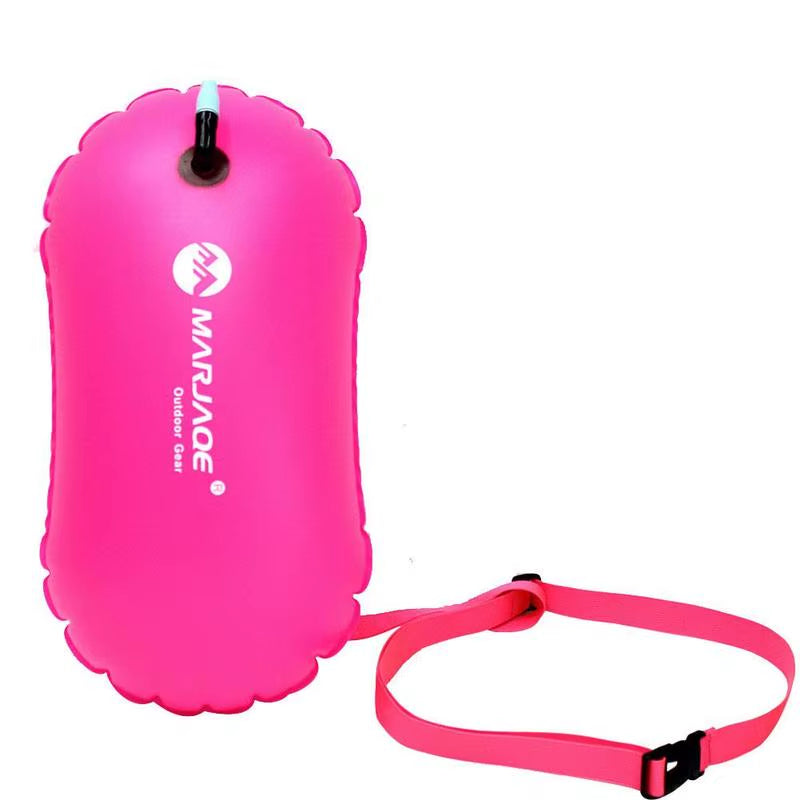 PVC High Visibility Open Water Swimming Inflatable Waterproof Bag Inflatable Air Float Swimming for Swimmers Buoy