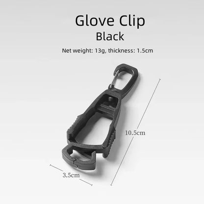 1PC Outdoor Glove Clip Hanger Multi-Purpose Anti-Drop Hook Plastic Clip Holder Protective Work Gloves Safety Clamp Camping Tools