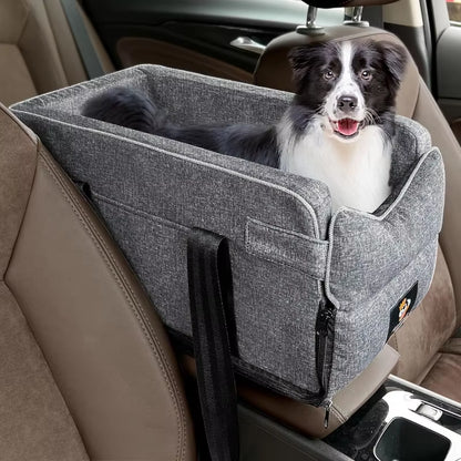 Dog Car Seat Car Mounted Dog Kennel Car Seat Bed Portable Safety Travel Cat Dog Bed Dogs Cats Safety Travel Bag Dog Accessories