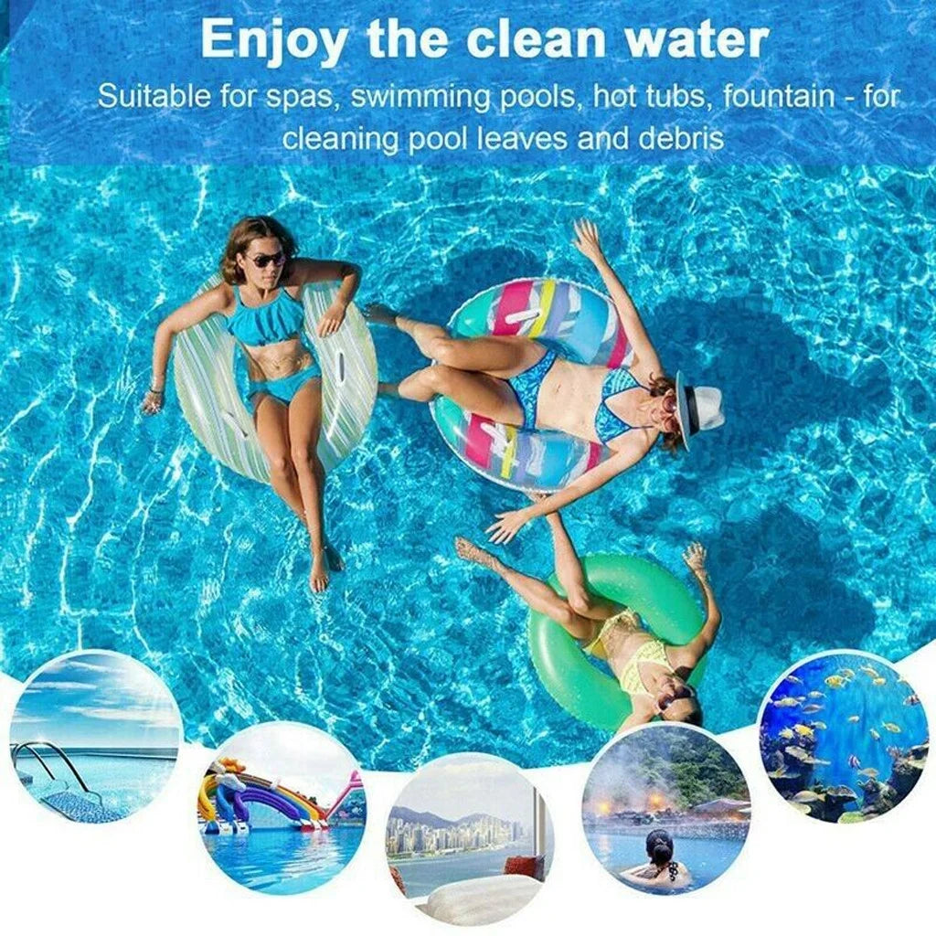 Swimming Pool Leaf Skimmer Rake Net Hot Tub Spa Cleaning Leaves Mesh Too Living Household Emoji Items