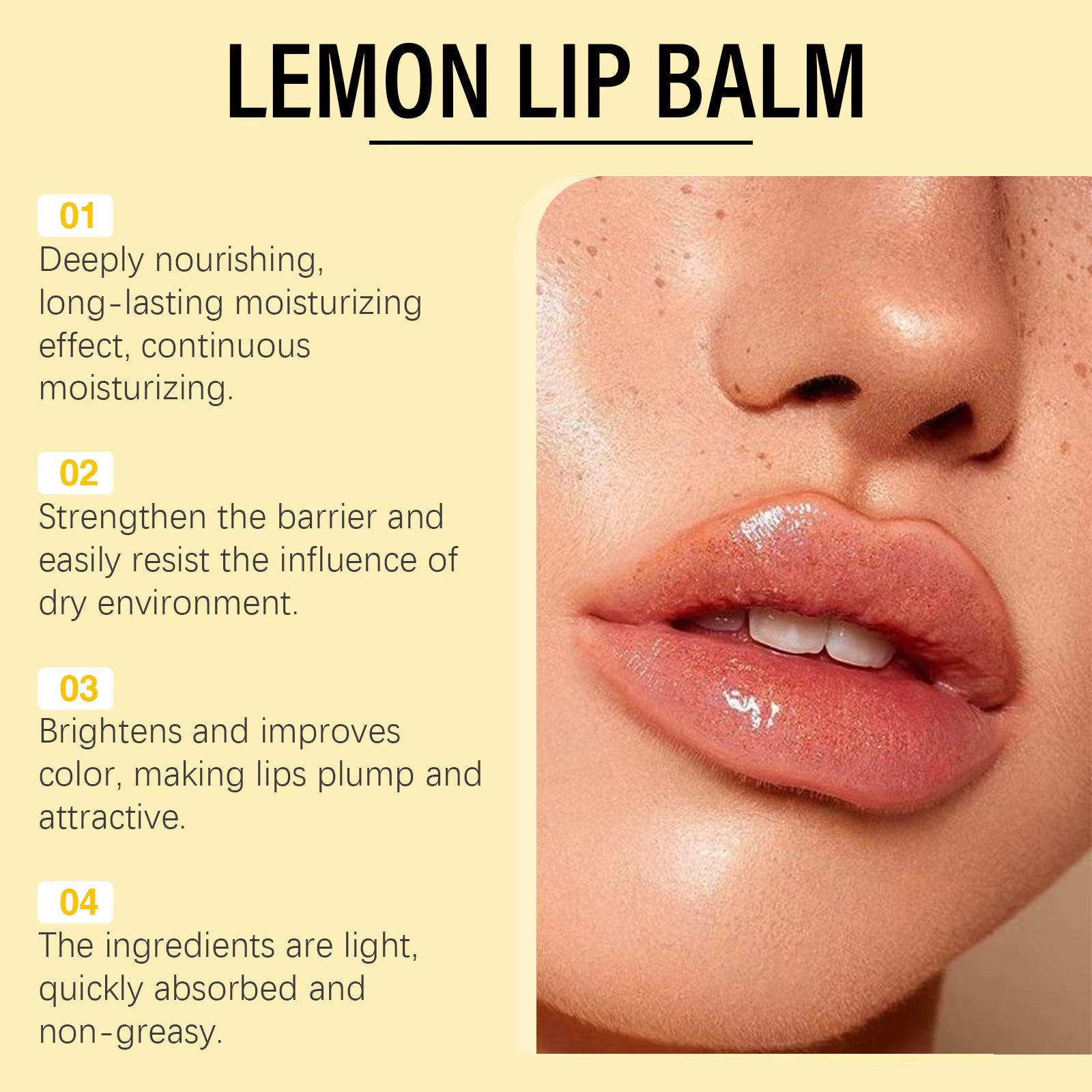 Lemon Ginger Lip Balm Turmeric Dark Melanin Remove Mask Gloss Oil Exfoliating Clean Improve Dullness Moisturizer Lip Balm Care