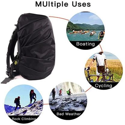 Backpack Rain Cover 30-40L Waterproof Outdoor Hiking Climbing Fishing Dust UV Protection Rain Cover Outdoor Accessories