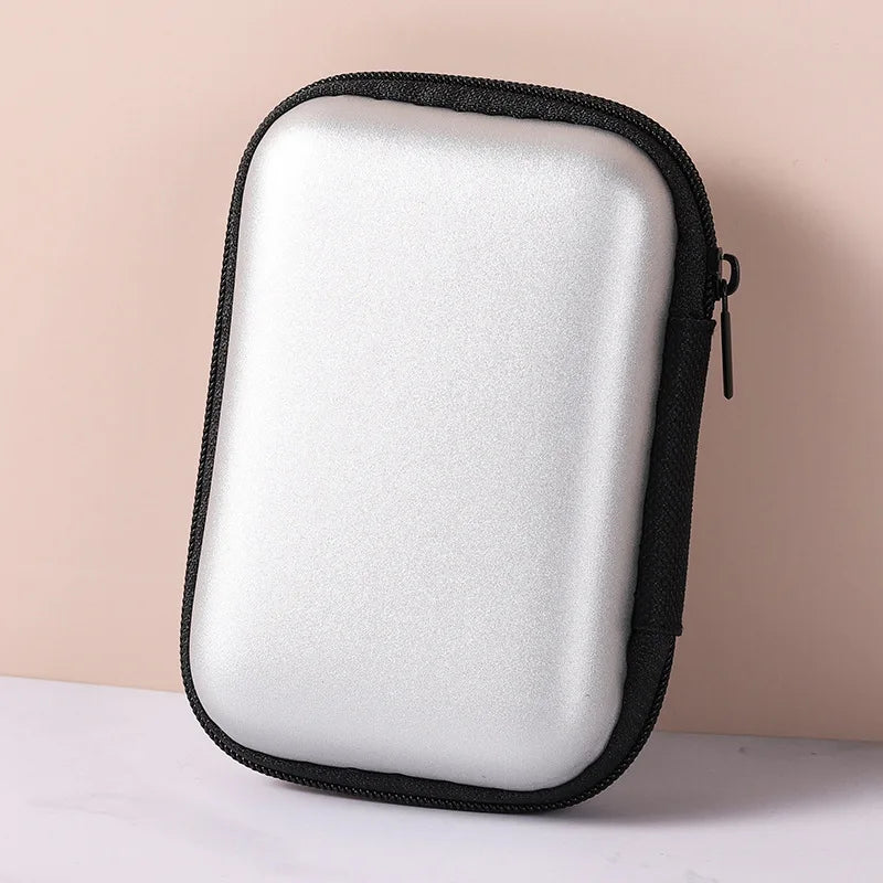 Sundries Travel Storage Bag Charging Case for Earphone Package Zipper Bag Portable Travel Cable Organizer Electronics Storage