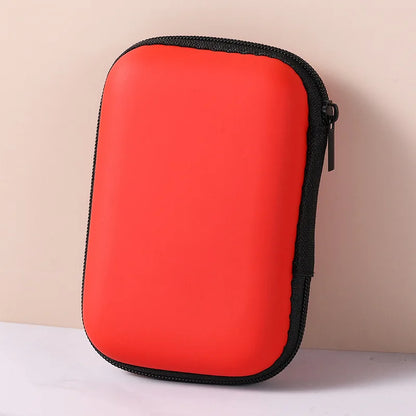 Sundries Travel Storage Bag Charging Case for Earphone Package Zipper Bag Portable Travel Cable Organizer Electronics Storage