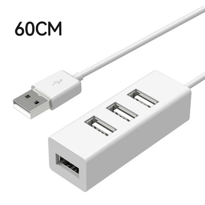 High Speed Universal USB Hub 4 Port USB 2.0 Hub with Cable Mini Hub Socket Pattern Splitter Cable Adapter for Laptop PC