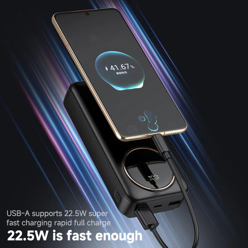 20000Mah Power Bank 22.5W Fast Charging Powerbank Portable Battery Charger for Iphone Samsung Huawei 2025 New