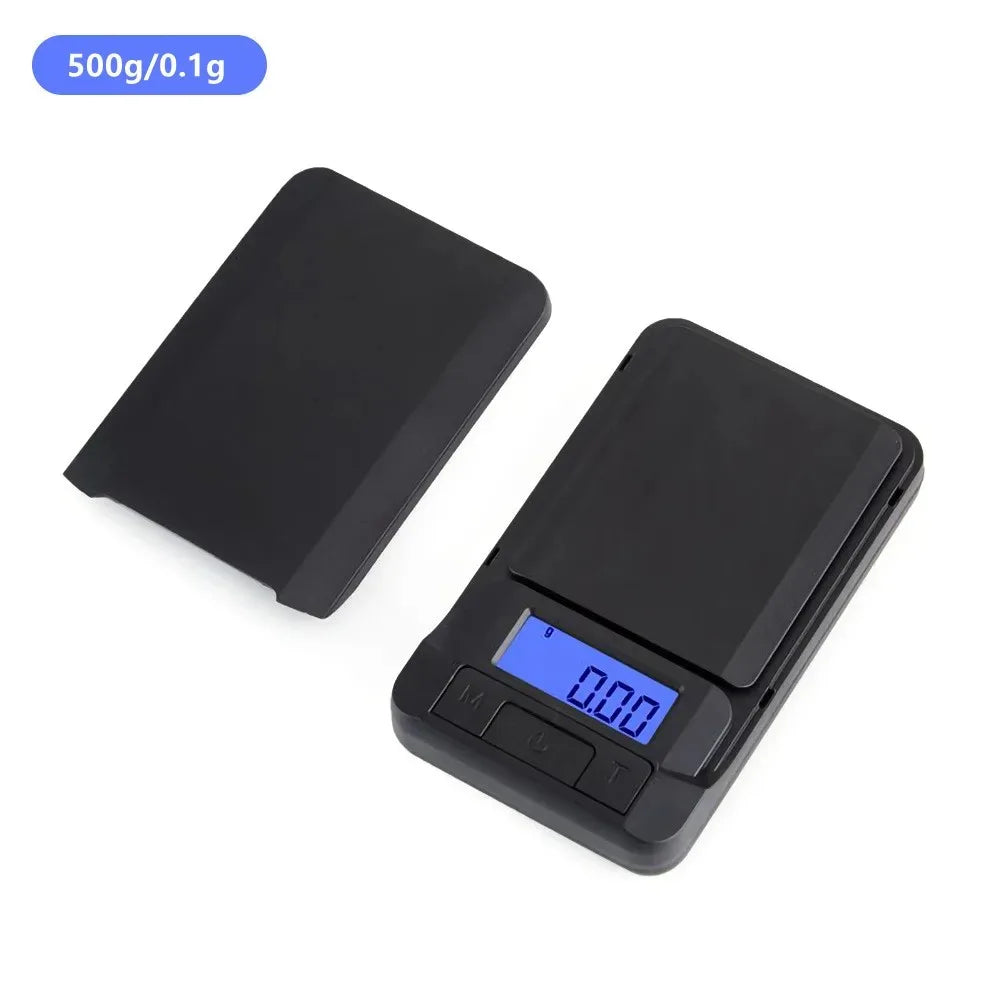 500G*0.01G/500G*0.1G Accurate Electronic Jewelry Gram Scale Precision Scale Portable Calibration Function Ultra-Clear Display