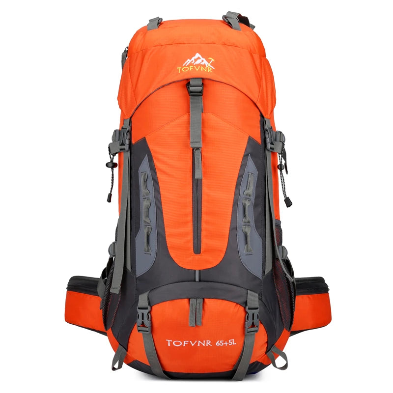 New Hiking Backpack 70L Outdoor Waterproof Climbing Camping Storage Bags Men and Woman Mountaineering Travel Sports Bag 2201