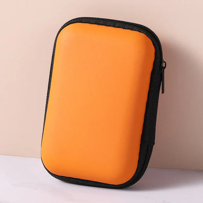 Sundries Travel Storage Bag Charging Case for Earphone Package Zipper Bag Portable Travel Cable Organizer Electronics Storage