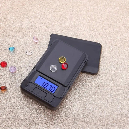 500G*0.01G/500G*0.1G Accurate Electronic Jewelry Gram Scale Precision Scale Portable Calibration Function Ultra-Clear Display