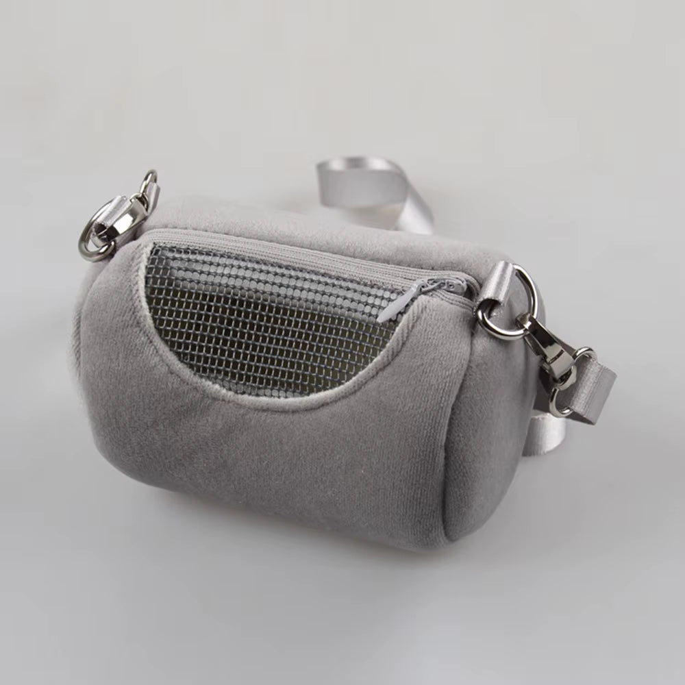 Mesh Breathable Hamster Carrier Bag Travel Portable Squirrel Bag Hamster Carry Case Portable Bag Pet Cage Small Animal Supplies