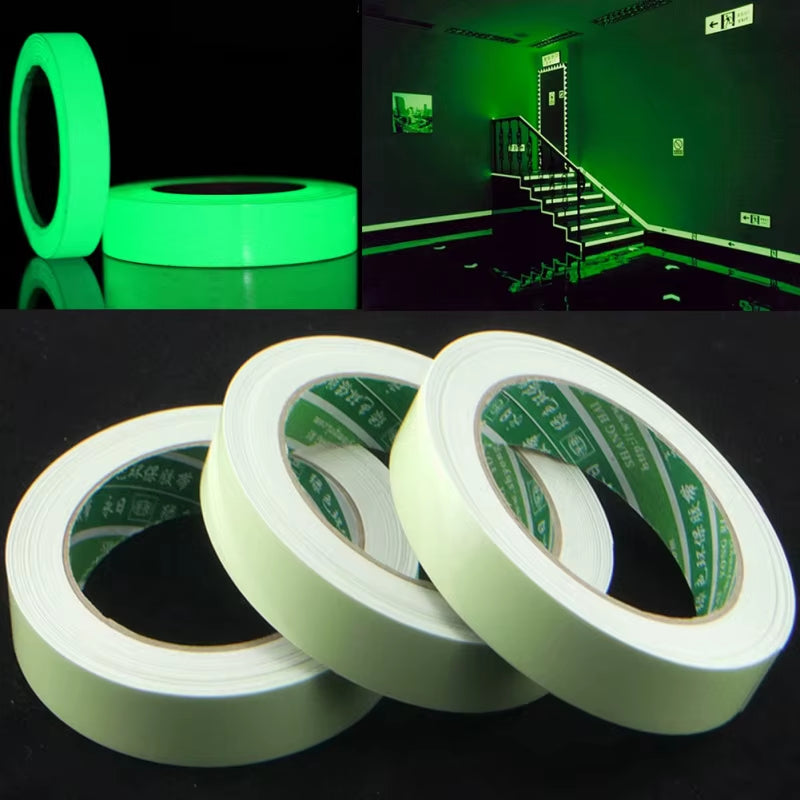 Reflective Tape Camping Equipment Hiking Accessories Outdoor Tools Safety Car Stickers Light Luminous Warning Glow Night Tapes