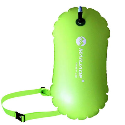 PVC High Visibility Open Water Swimming Inflatable Waterproof Bag Inflatable Air Float Swimming for Swimmers Buoy