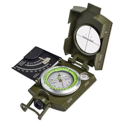 High Precision Professiona Tactical Survival Luminous Compass Camping Mulitifunctional Waterproof Geological Navigation Gadgets